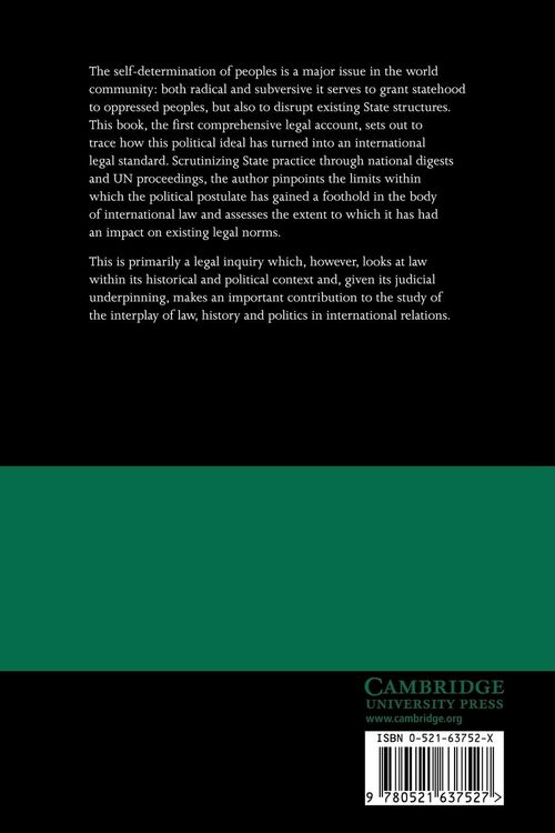 Produktbild: Self-Determination of Peoples