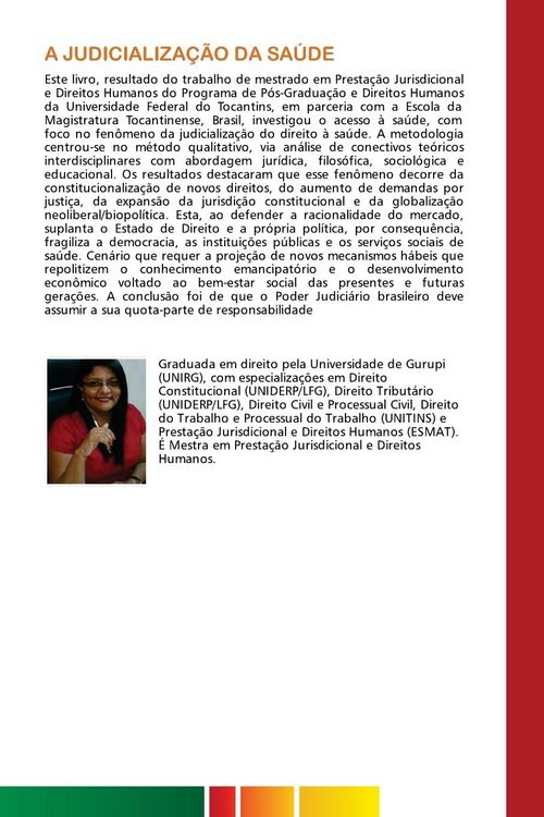 Produktbild: A Judicializa&ccedil;&atilde;o Da Sa&uacute;de