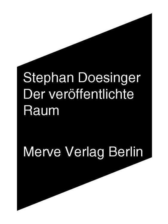 Bild vom Artikel Der veröffentlichte Raum vom Autor Stephan Doesinger