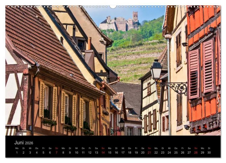 Produktbild: E L S A S S Impressionen (Wandkalender 2026 DIN A2 quer), CALVENDO Monatskalender