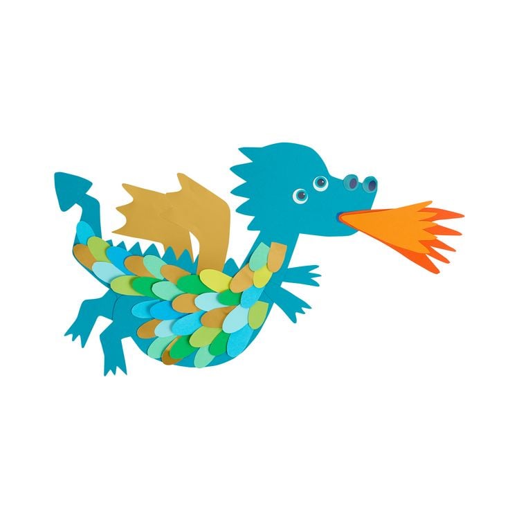Produktbild: HABA 2013238 - SachenMacher DIY: Klebebild Drachen, Bastelset