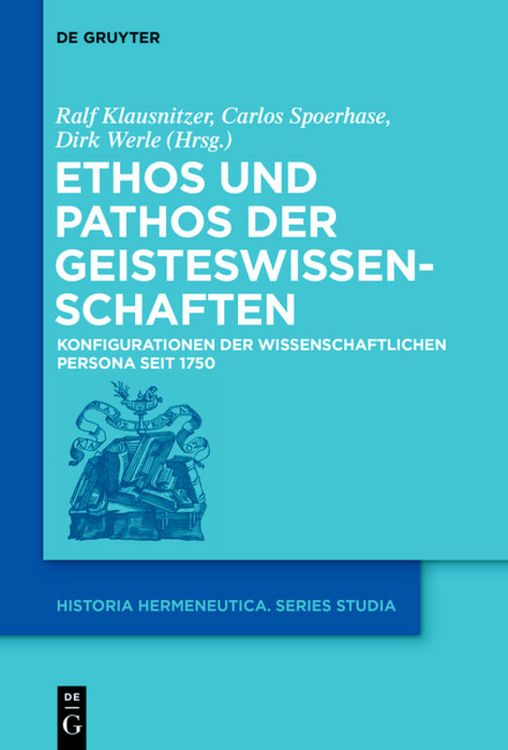 Produktbild: Ethos und Pathos der Geisteswissenschaften