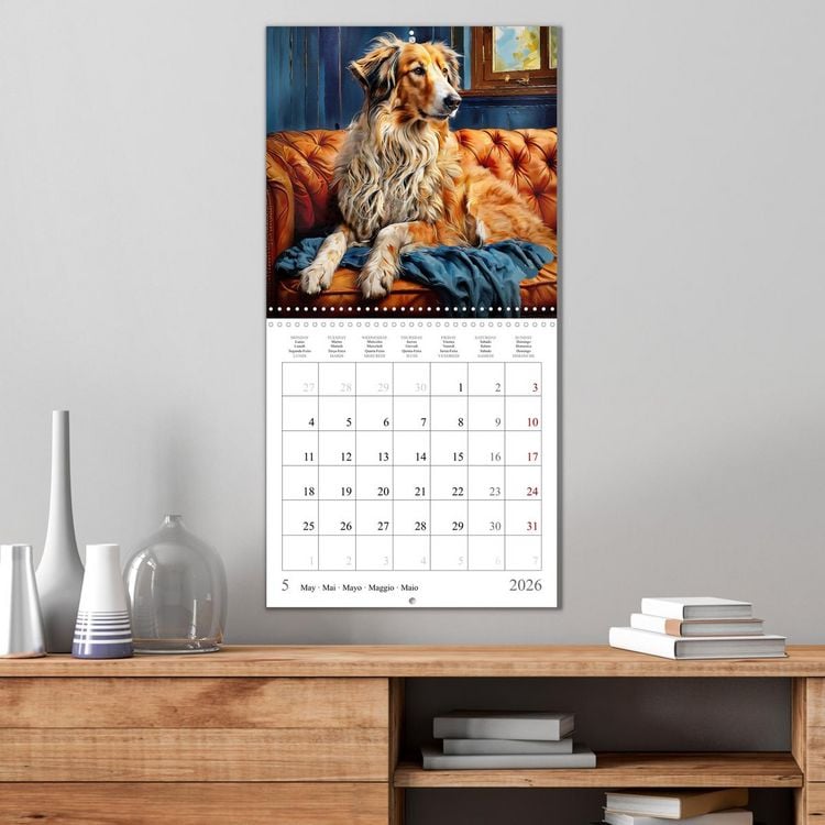 Produktbild: Dogs - Cute House Pets (Wall Calendar 2026 12 &times; 12 Inch) CALVENDO 12 Month Wall Calendar