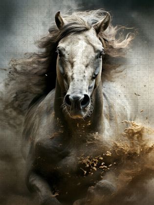 Produktbild: CALVENDO Puzzle Pferd | 1000 Teile Lege-Gr&ouml;&szlig;e 64x48cm Foto-Puzzle f&uuml;r gl&uuml;ckliche Stunden