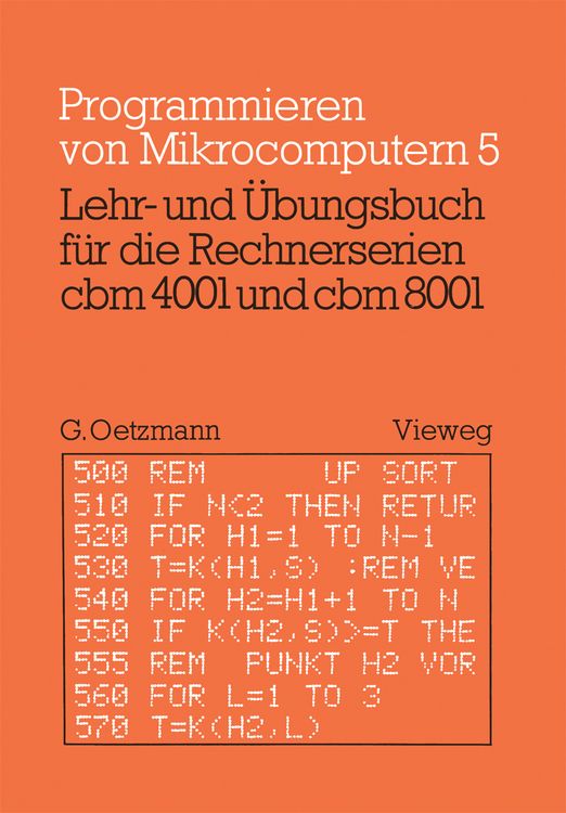 Produktbild: Lehr- und &Uuml;bungsbuch f&uuml;r die Rechnerserien cbm 4001 und cbm 8001