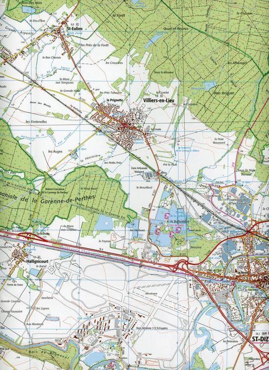 Produktbild: St-Dizier-Pargny-sur-Saulx 1:25 000