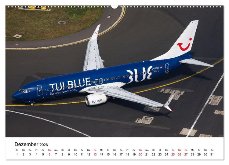 Produktbild: From Above - Die etwas andere Perspektive auf Flugzeuge (Wandkalender 2026 DIN A2 quer), CALVENDO Monatskalender