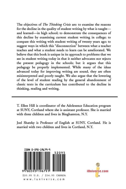 Produktbild: The Thinking Crisis