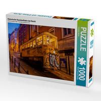 Produktbild: CALVENDO Puzzle Historische Standseilbahn bei Nacht | 1000 Teile Lege-Gr&ouml;&szlig;e 64x48cm Foto-Puzzle f&uuml;r gl&uuml;ckliche Stunden