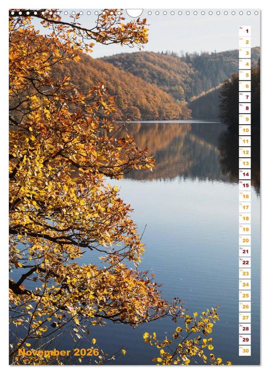 Produktbild: EIFEL - Kraftorte Wald und Wasser (Wandkalender 2026 DIN A3 hoch), CALVENDO Monatskalender