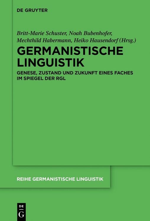 Produktbild: Germanistische Linguistik