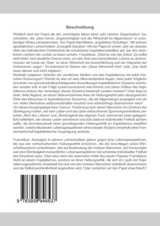 Produktbild: Papst Franziskus gegen den Mythos des Sisyphos?