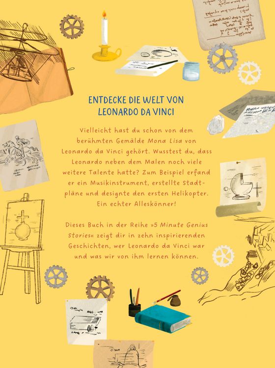 Produktbild: Leonardo da Vinci &ndash; 5 Minute Genius Stories (Deutsche Ausgabe)