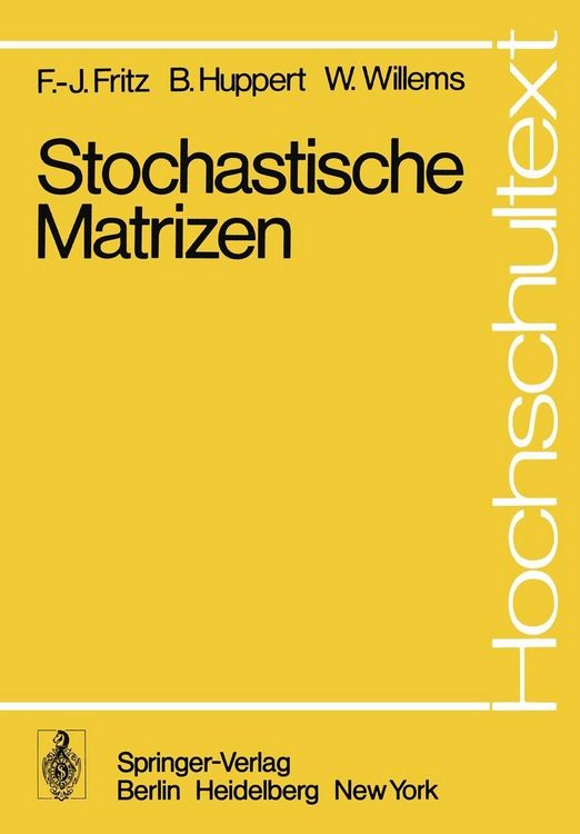 Produktbild: Stochastische Matrizen