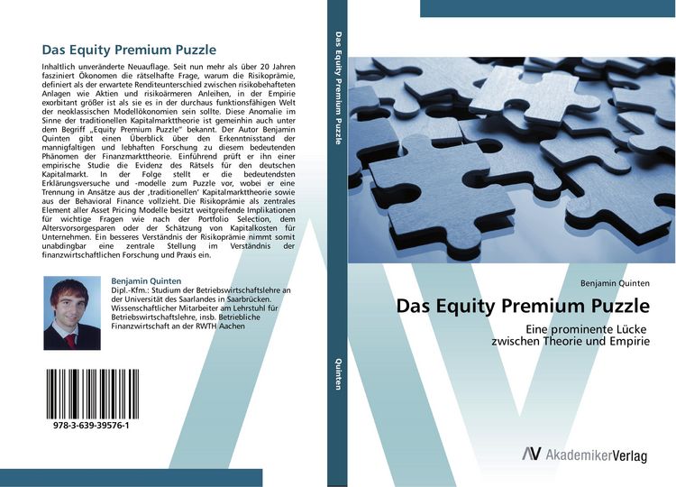 Produktbild: Das Equity Premium Puzzle