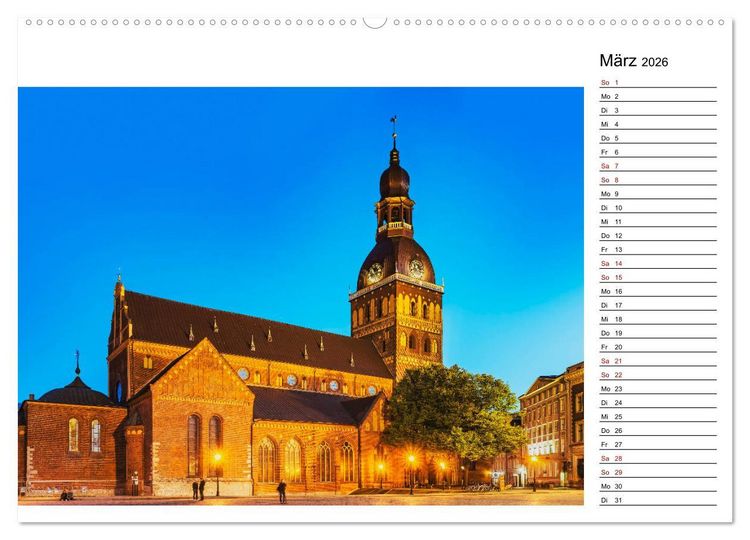 Produktbild: Entdeckungen im Baltikum (Wandkalender 2026 DIN A2 quer), CALVENDO Monatskalender