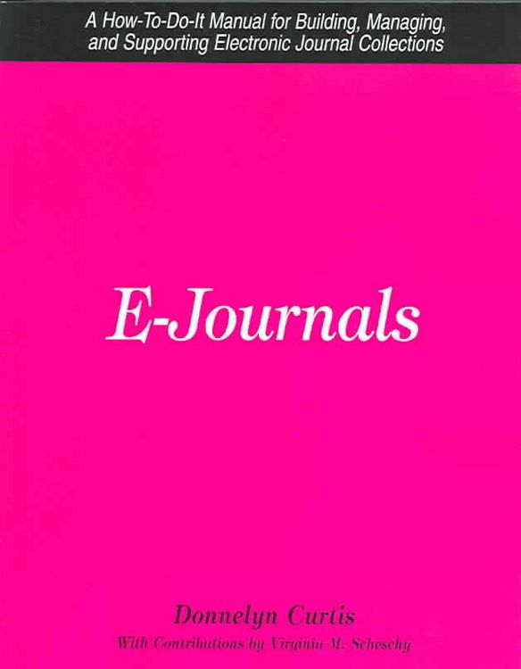 Produktbild: E- Journals a How-To-Do-It Man