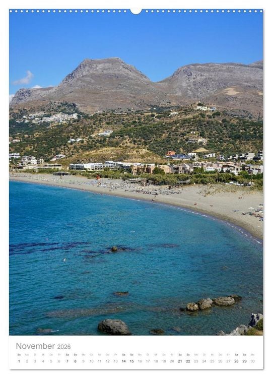 Produktbild: Kreta - Sonne, Meer und griechische Lebensart (Wandkalender 2026 DIN A2 hoch), CALVENDO Monatskalender