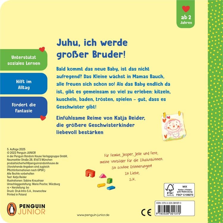 Produktbild: Juhu, ich bin jetzt gro&szlig;er Bruder!