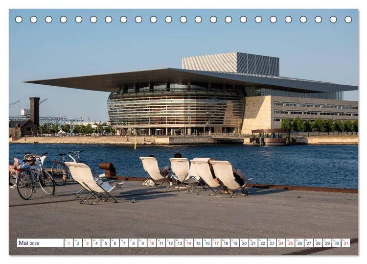 Produktbild: Sommer in Kopenhagen (Tischkalender 2026 DIN A5 quer), CALVENDO Monatskalender