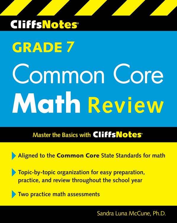 Produktbild: CliffsNotes Grade 7 Common Core Math Review