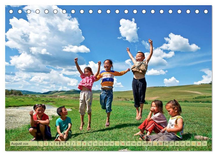 Produktbild: Reise durch Asien - Mongolei (Tischkalender 2026 DIN A5 quer), CALVENDO Monatskalender