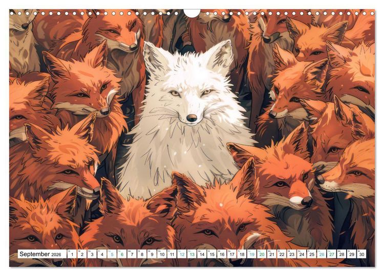 Produktbild: Hervorstechen ist Trumpf (Wandkalender 2026 DIN A3 quer), CALVENDO Monatskalender