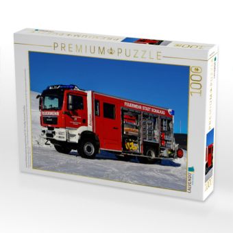 Produktbild: CALVENDO Puzzle Lentner Hilfeleistungsl&ouml;schgruppenfahrzeug HLF 20 / Freiwillige Feuerwehr Schalkau | 1000 Teile Lege-Gr&ouml;&szlig;e 64x48cm Foto-Puzzle f&uuml;r gl&uuml;