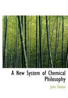 Produktbild: A New System of Chemical Philosophy