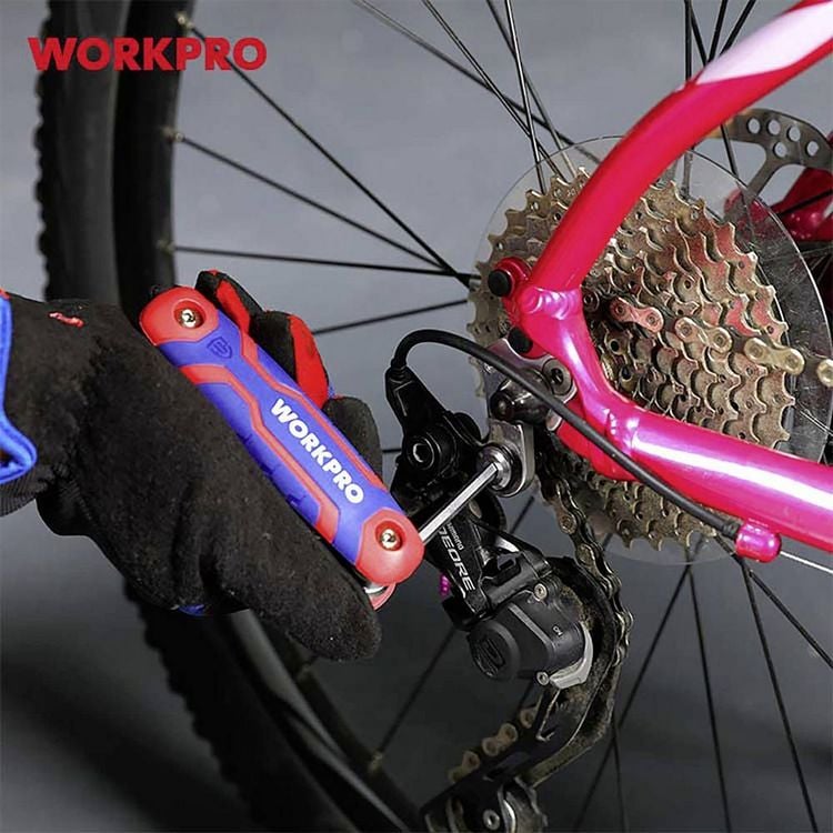 Produktbild: WorkPro Au&szlig;en-Sechskant Sechskantschl&uuml;ssel 1.5 mm, 2.0 mm, 2.5 mm, 3.0 mm, 4.0 mm, 5.0 mm, 6.0 mm, 8.0 mm