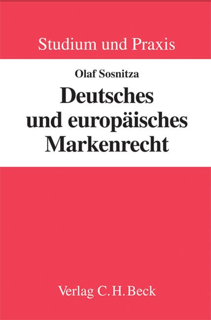 Produktbild: Deutsches und europ&auml;isches Markenrecht