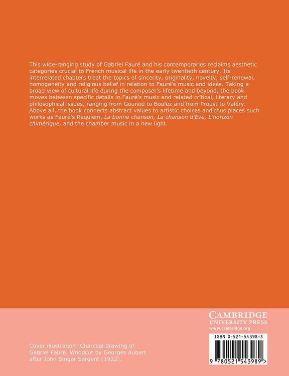 Produktbild: Faur and French Musical Aesthetics