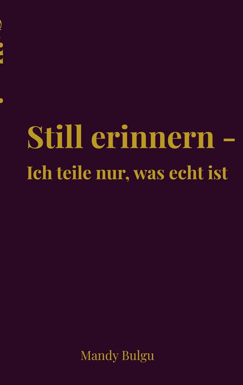Produktbild: Still erinnern