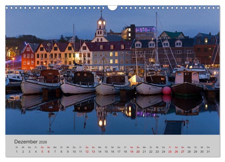 Produktbild: F&auml;r&ouml;er Inseln 2026 (Wandkalender 2026 DIN A3 quer), CALVENDO Monatskalender