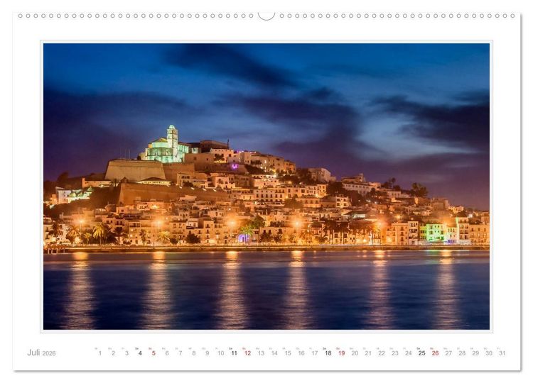 Produktbild: Ibiza und Formentera Impressionen (Wandkalender 2026 DIN A2 quer), CALVENDO Monatskalender