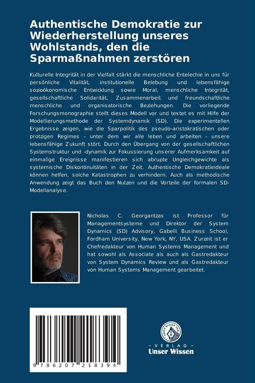 Produktbild: Authentische Demokratie zur Wiederherstellung unseres Wohlstands, den die Sparma&szlig;nahmen zerst&ouml;ren