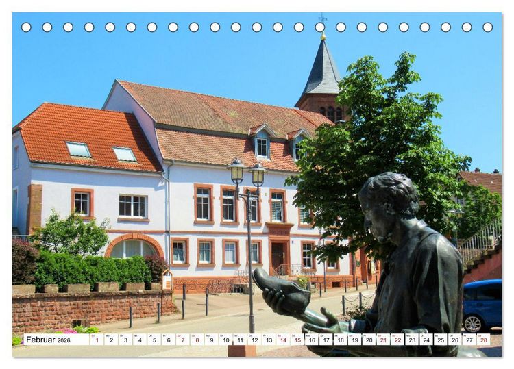 Produktbild: S&uuml;dliche Weinstra&szlig;e und S&uuml;dwestpfalz (Tischkalender 2026 DIN A5 quer), CALVENDO Monatskalender