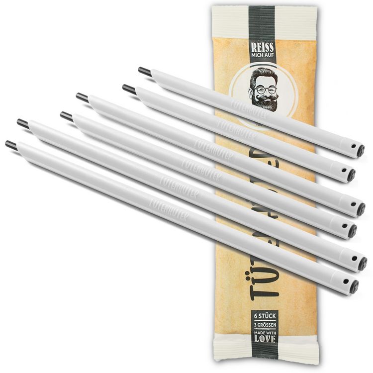 Produktbild: T&uuml;tenh&uuml;ter 6er Set weiss