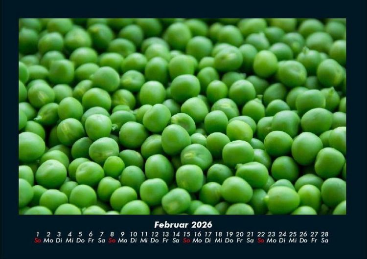 Produktbild: Gem&uuml;sekalender 2026 Fotokalender DIN A4