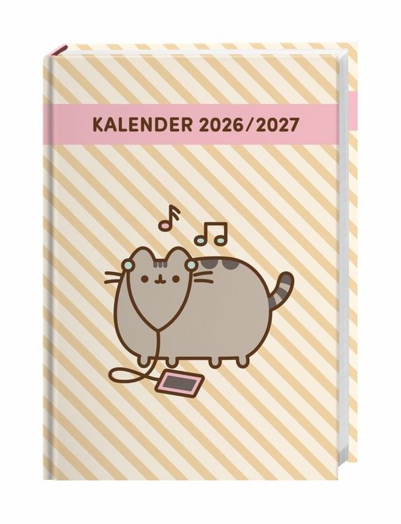 Produktbild: Pusheen 17-Monats-Kalenderbuch A5 2027 - 17 Monate. Von August 2026 bis Dezember 2027