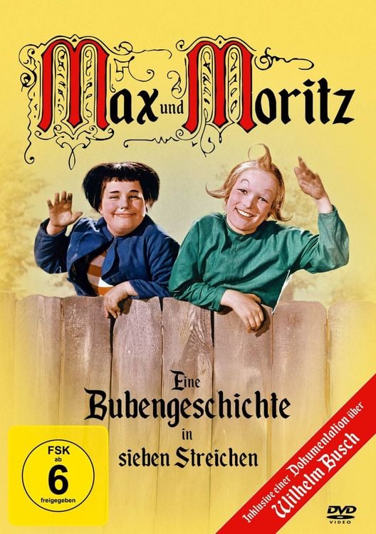 Produktbild: Max und Moritz (1956) (Filmjuwelen / F&ouml;rster-Film M&auml;rchen nach Wilhelm Busch)