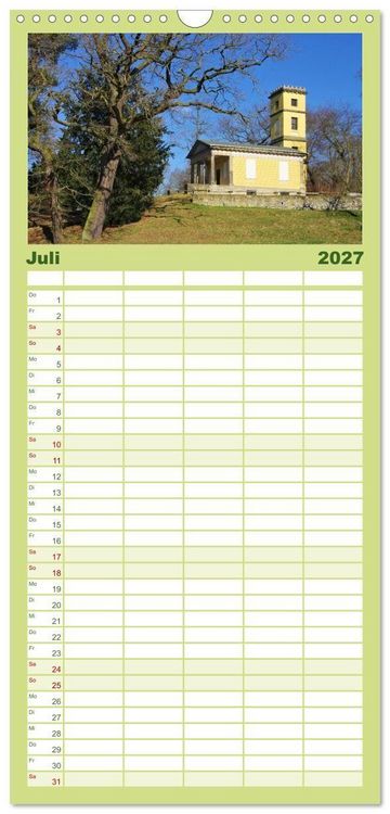 Produktbild: Familienplaner 2027 - Dessau mit 5 Spalten (Wandkalender, 21 x 45 cm) CALVENDO