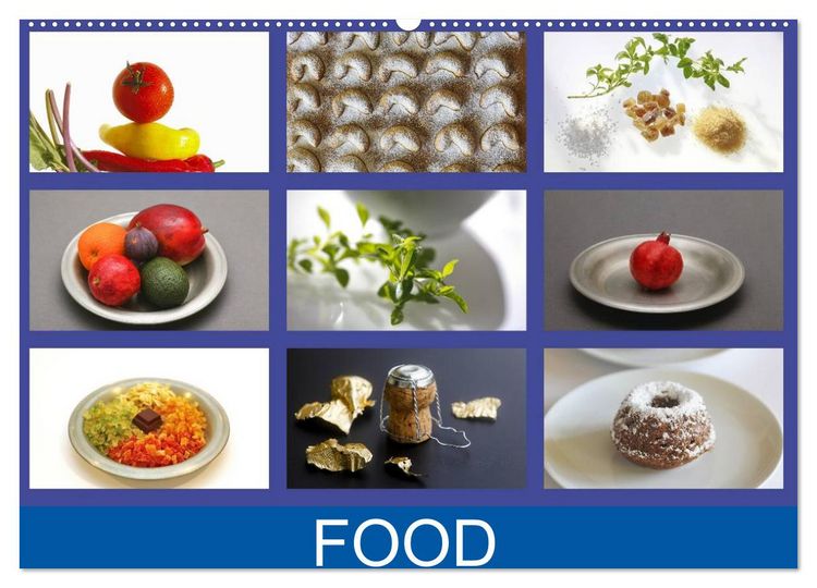 Produktbild: Food (Wandkalender 2026 DIN A2 quer), CALVENDO Monatskalender