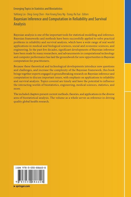 Produktbild: Bayesian Inference and Computation in Reliability and Survival Analysis