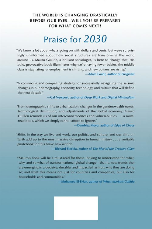 Produktbild: Guill&eacute;n, M: 2030: How Today's Biggest Trends Will Collide an