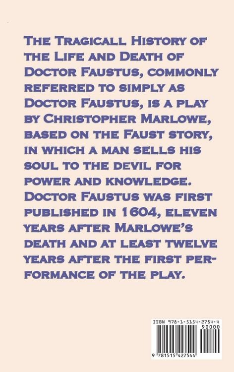 Produktbild: The Tragical History of Dr. Faustus