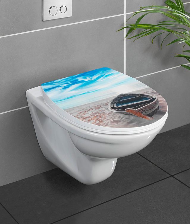 Produktbild: WC-Sitz Boat High Gloss, aus bruchstabilem Thermoplast