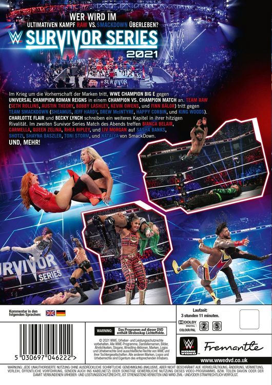 Produktbild: WWE: SURVIVOR SERIES 2021 [2 DVDs]