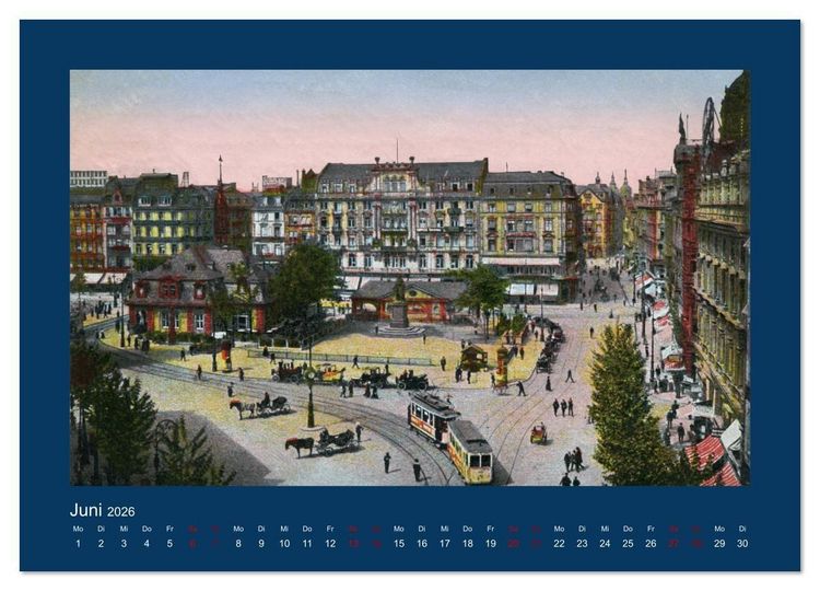 Produktbild: Historisches Frankfurt am Main von 1888 bis 1918 (Wandkalender 2026 DIN A3 quer), CALVENDO Monatskalender
