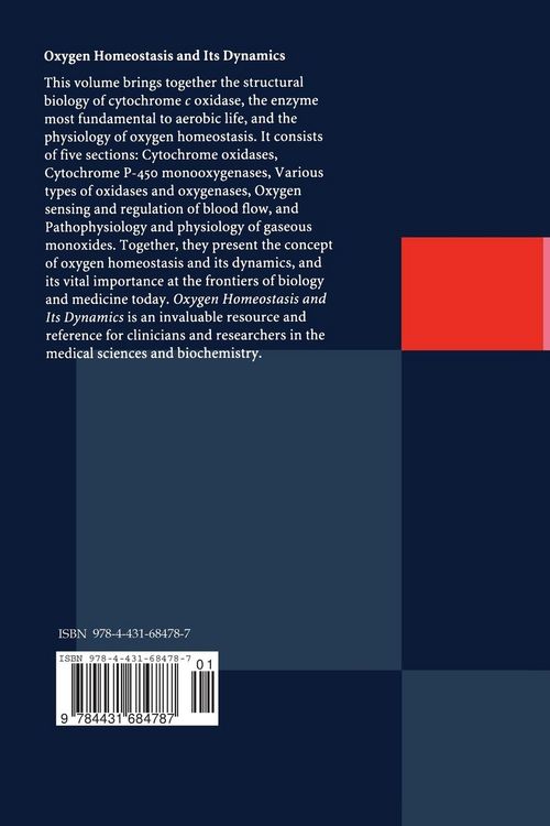 Produktbild: Oxygen Homeostasis and Its Dynamics